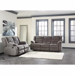 Fotel z funkcją relaks TULEN RECLINER 9860625 - szary