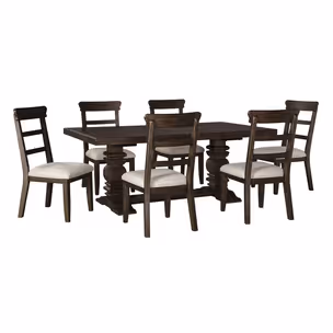 Krzesło HILLCOTT D798-01 - brązowy/beżowy