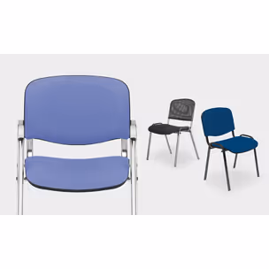Krzesło konferencyjne ISO CR chromowane