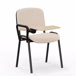 Krzesło z drewnianym pulpitem ISO TR-Wood
