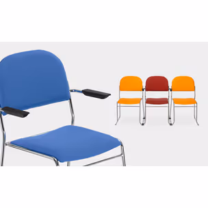 Krzesło tapicerowane z podłokietnikami VESTA NEW