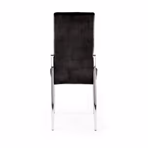 Krzesło K416 velvet - czarny
