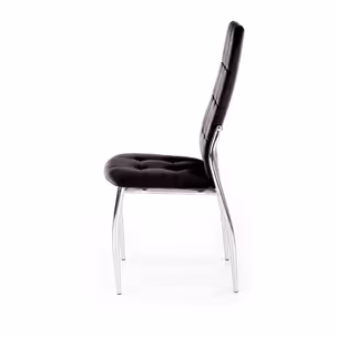 Krzesło K416 velvet - czarny