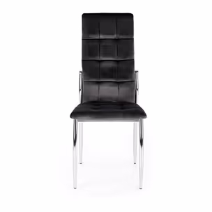 Krzesło K416 velvet - czarny