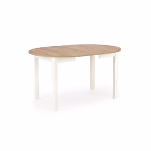 Stół rozkładany RINGO 102/142x102 - dąb craft/biały