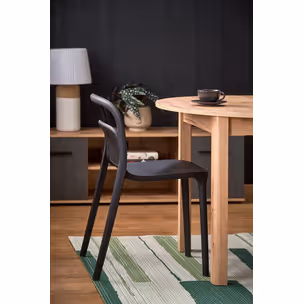 Stół okrągły rozkładany RINGO 102/142x102 - dąb craft