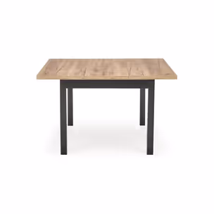 Stół rozkładany TIAGO KWADRAT 90/125x90 - dąb craft/czarny
