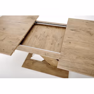 Stół rozkładany XARELTO 130/175x85 - dąb lancelot/biały