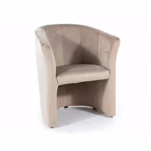 Fotel TM-1 Velvet - ciemny beżowy Bluvel 40