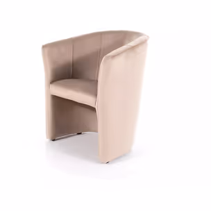 Fotel TM-1 Velvet - ciemny beżowy Bluvel 40