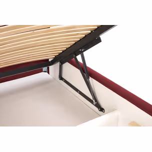 Zagłówek do łóżka MODULO W2 160 - bordowy