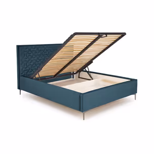 Zagłówek do łóżka MODULO W2 160 - ciemny zielony