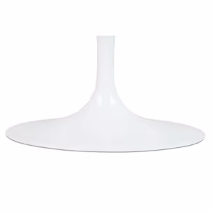 Stół owalny TULIP ELLIPSE 200x120 - biały marmur