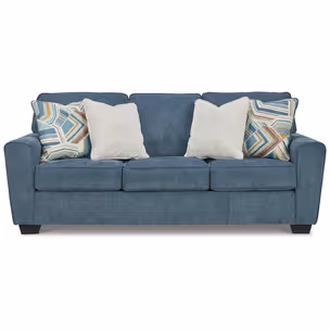 Sofa 3-osobowa rozkładana CASHTON 4060539 - niebieski