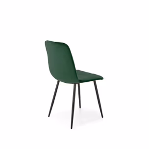 Krzesło K525 velvet - ciemny zielony