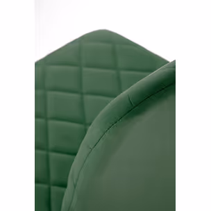 Krzesło K525 velvet - ciemny zielony