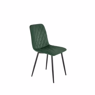 Krzesło K525 velvet - ciemny zielony