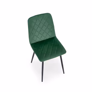 Krzesło K525 velvet - ciemny zielony