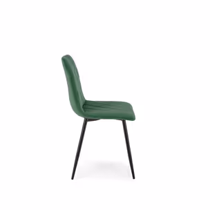 Krzesło K525 velvet - ciemny zielony
