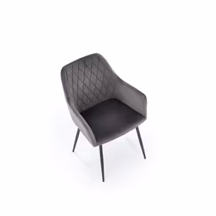 Krzesło z podłokietnikami K558 - popielaty