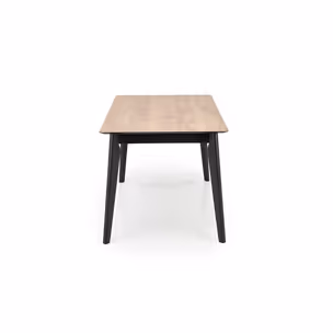 Stół rozkładany GULIAN 140-180x80 - dąb wotan/czarny