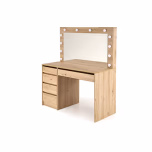 Toaletka z oświetleniem HOLLYWOOD XL - dąb artisan