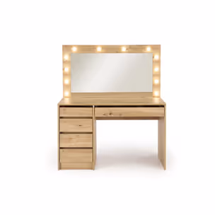 Toaletka z oświetleniem HOLLYWOOD XL - dąb artisan