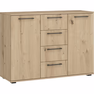 Komoda 2-drzwiowa z szufladami FLEX KM-2 - dąb artisan