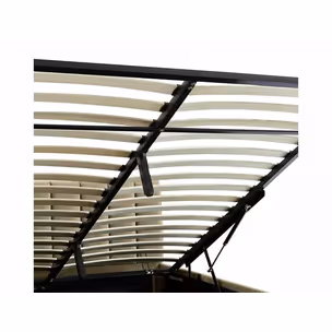 Łóżko z pojemnikiem MONTREAL Velvet 90x200 - beżowy Bluvel 28