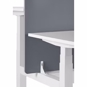 Biurko regulowane FIGHTER DOUBLE DESK 160x70 - biały
