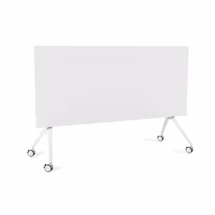Biurko składane na kółkach CARL 180x80 - biały