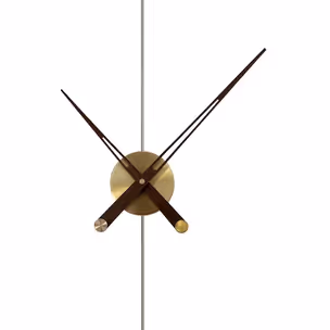 Zegar ścienny DOBLE RING 90 cm - czarny