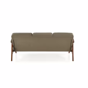 Sofa 3-osobowa MILANO 3S - oliwkowy/ciemny orzech