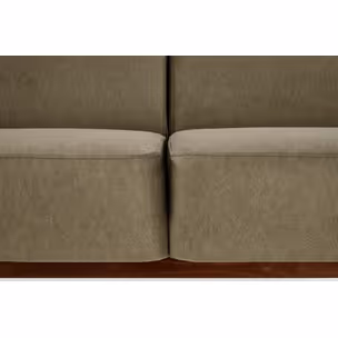 Sofa 3-osobowa MILANO 3S - oliwkowy/ciemny orzech