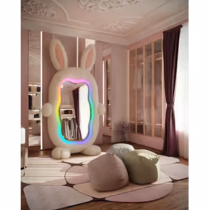 Lustro stojące BUNNY z oświetleniem LED