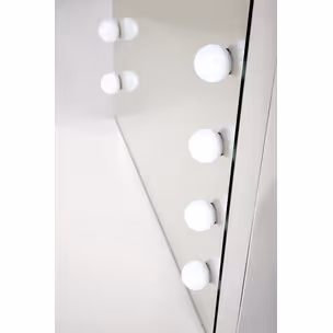 Lustro stojące PEARL z oświetleniem LED 87x170 - serbrny