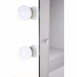 Lustro stojące PEARL z oświetleniem LED 87x170 - serbrny