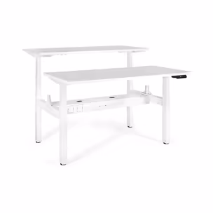 Biurko regulowane ACTIVE II 140x70 - biały