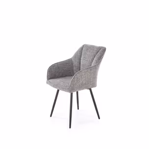 Krzesło z podłokietnikami K576 - popielaty