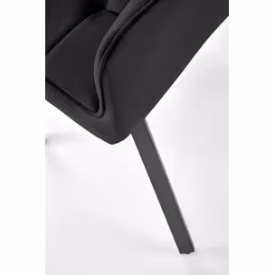 Krzesło welurowe K588 - czarny
