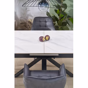 Krzesło welurowe K588 - popielaty