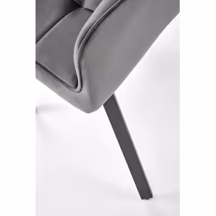 Krzesło welurowe K588 - popielaty