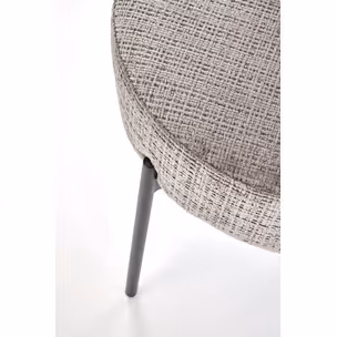 Krzesło tapicerowane K590 - popielaty