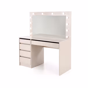 Toaletka z lustrem HOLLYWOOD 2 XL - kaszmir