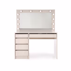 Toaletka z lustrem HOLLYWOOD 2 XL - kaszmir