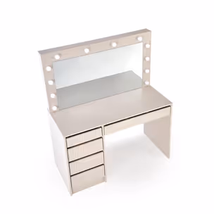 Toaletka z lustrem HOLLYWOOD 2 XL - kaszmir