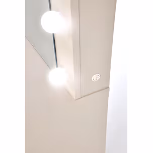 Toaletka z lustrem HOLLYWOOD 2 XL - kaszmir