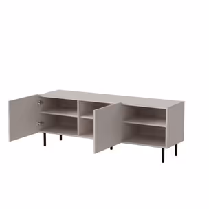 Szafka RTV PAXOS RTV-1 TV 150 cm - kaszmir/czarny