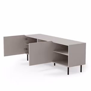Szafka RTV PAXOS RTV-1 TV 150 cm - kaszmir/czarny