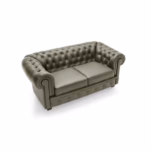 Sofa CHESTERFIELD 2 - skóra naturalna